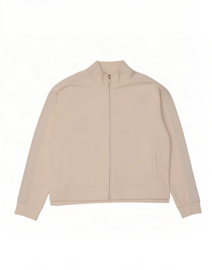 Arena Dame Oversized træningsdragt Topjakke UK 10 Small White Bomuld
