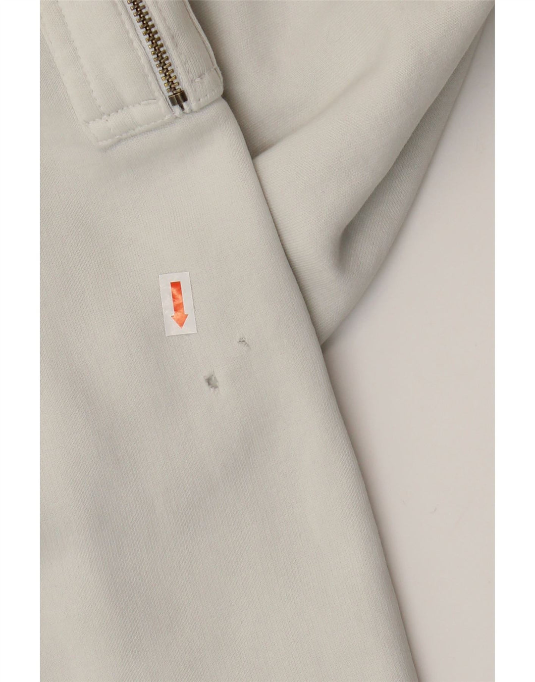 ALPHA INDUSTRIES Grafisk hættetrøje til mænd Stor hvid bomuld