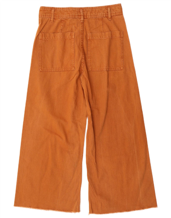 Zara Dame Jeans med brede ben EU 38 Small W28 L24 Brun