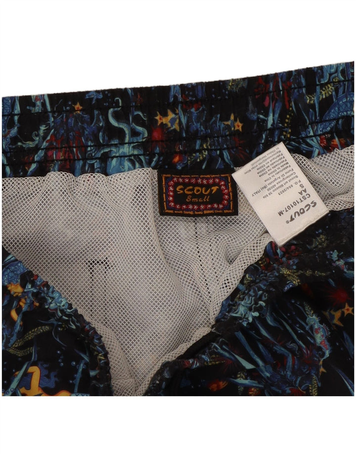 Scout Herre abstrakt mønster svømmeshorts Små flerfarvet polyester