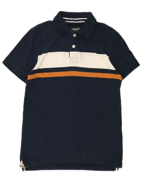 FAT FACE Poloshirt til mænd XS Marineblå Colourblock Bomuld