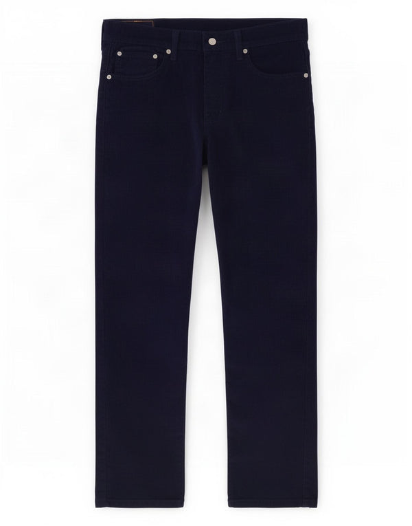 Levi's Herre 511 Slim Corduroy Bukser W32 L30 Marineblå