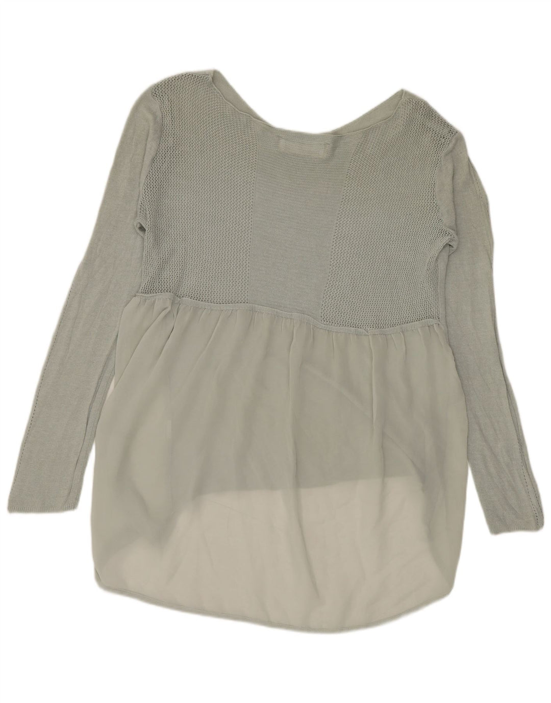 Zara Dame Bluse Top UK 14 Stor Grøn