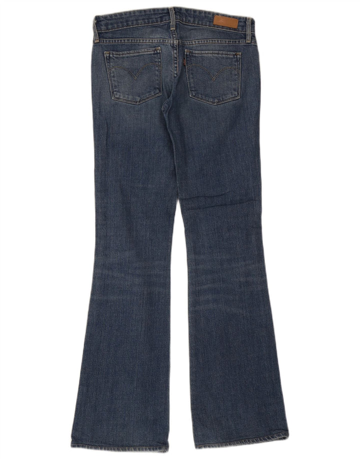 LEVI'S Dame Slight Curve Bootcut Jeans W26 L32 Blå Bomuld