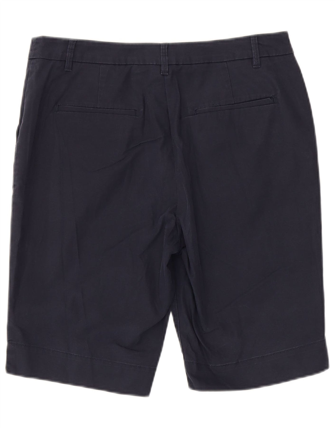 Marks & Spencer Chino Shorts til kvinder UK 12 Medium W32 Marineblå Bomuld