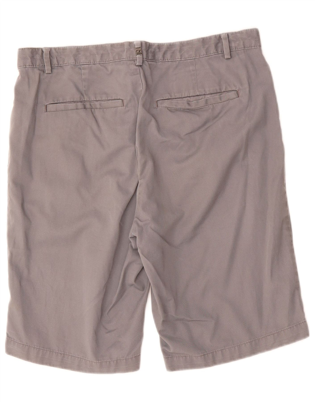 CALVIN KLEIN Herre Chino Shorts W30 Medium Grey Bomuld