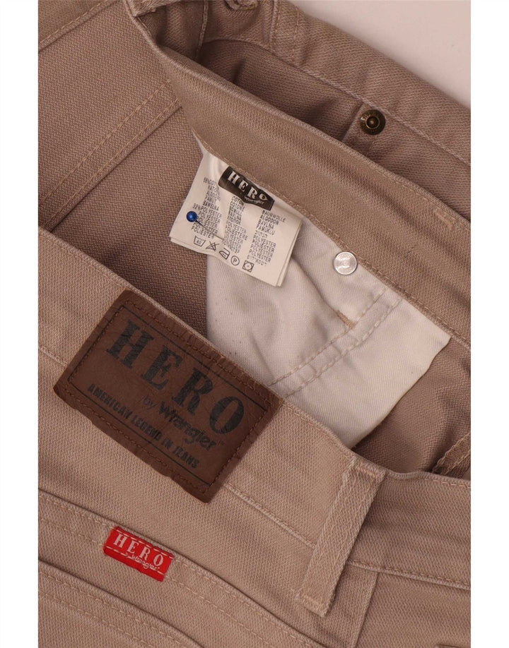 Wrangler Herre Regular Fit Straight Jeans W36 L32 Beige Bomuld