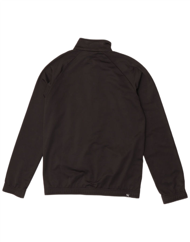Puma Boys Graphic Full Tracksuit 15-16 år Sort Colourblock