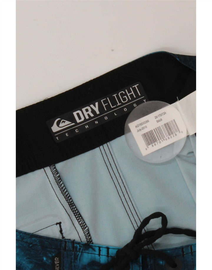 Quiksilver Badeshorts til mænd Små blå geometrisk polyester