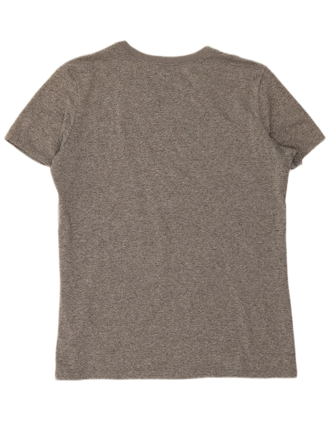 Nike Dame Dri Fit Grafisk T-Shirt Top UK 14 Medium Grå