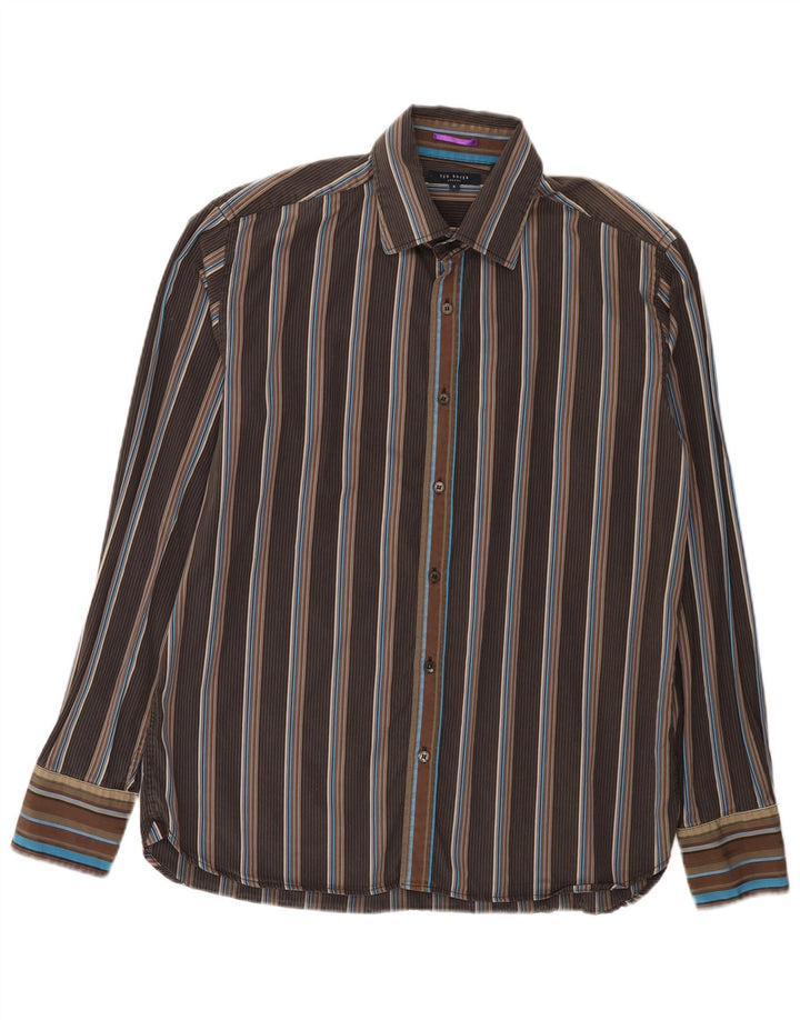 Ted Baker Herreskjorte str. 5 XL Brunstribet