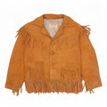 Quilon Boys Western Ruskindsjakke 5-6 år Beige