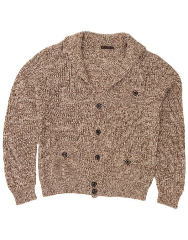 Belmonte Herre Cardigan Sweater 2XL Brun Flecked Acryl