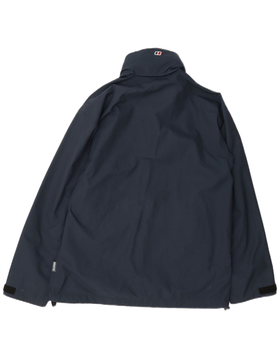 Berghaus Regnjakke med hætte til drenge 11-12 år marineblå nylon