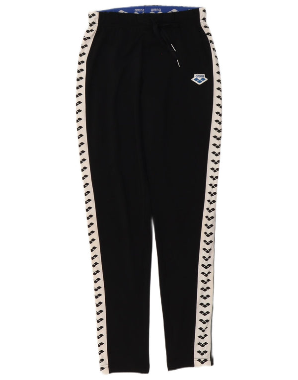Arena Graphic Tracksuit Bukser til kvinder UK 10 Small Black Colourblock