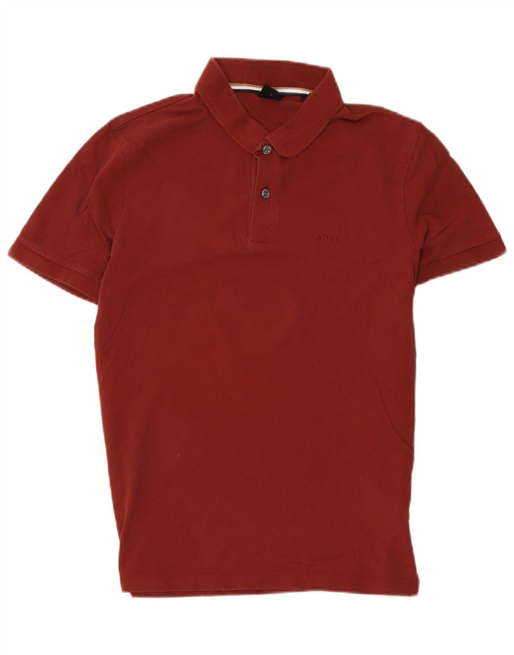 HUGO BOSS Poloshirt til mænd Lille brun bomuld