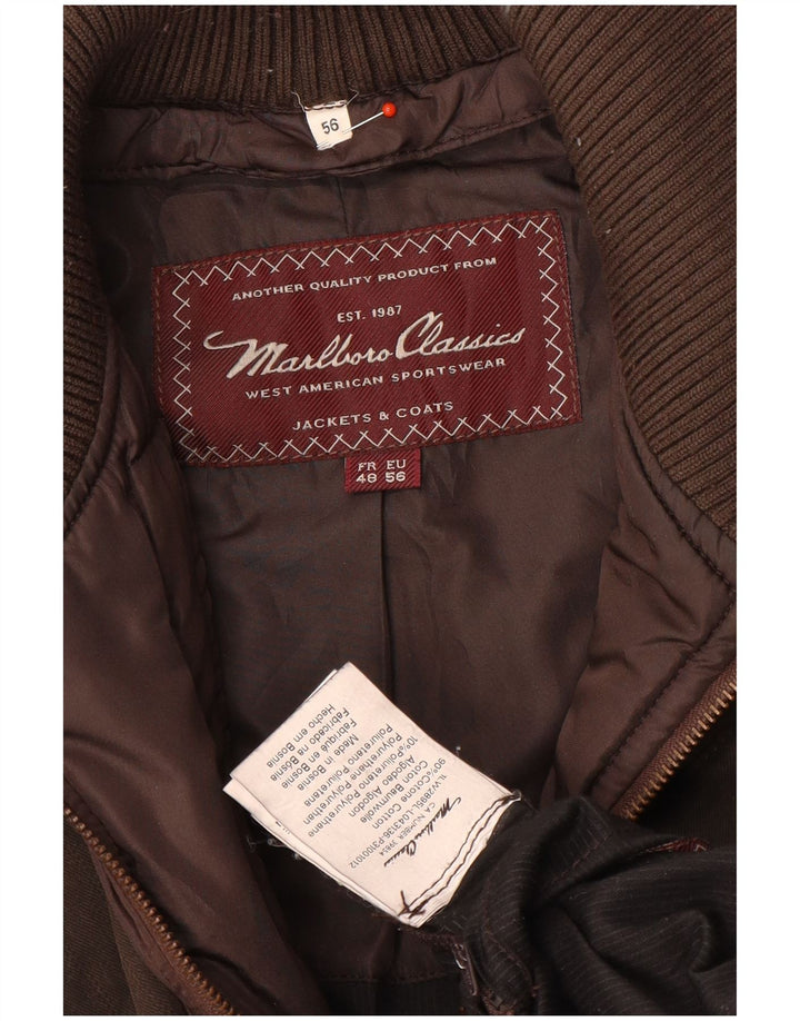 Marlboro Classics Herre Utility Jacket EU 56 3XL Khaki Bomuld