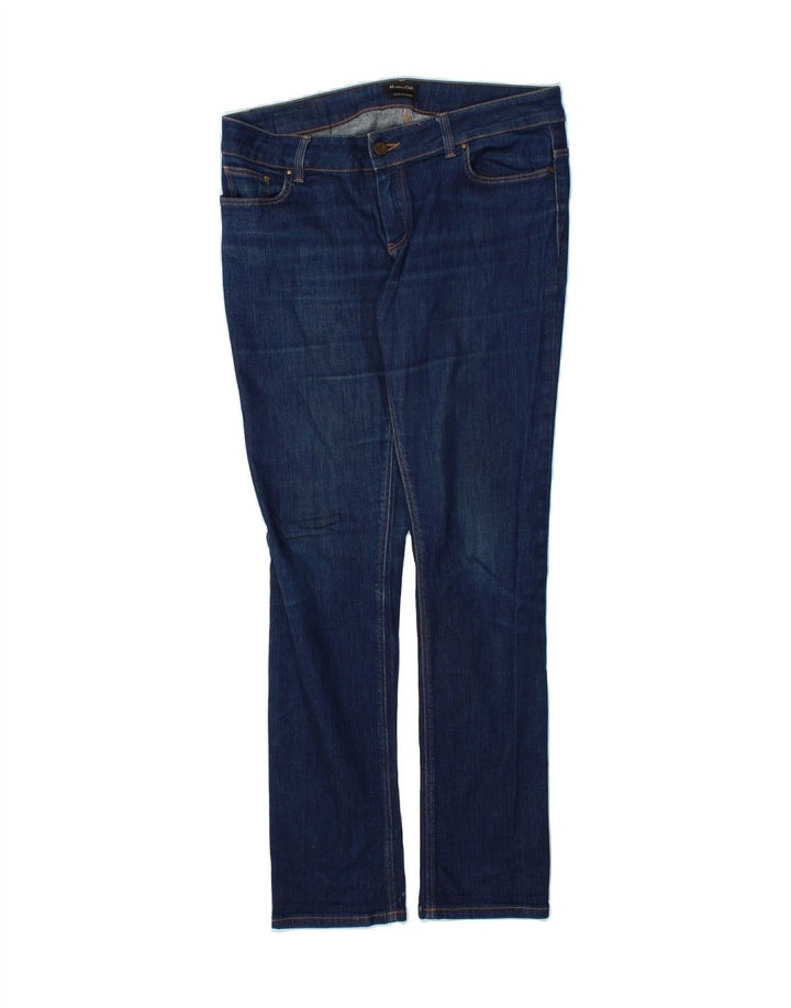 MASSIMO DUTTI Womens Low Waist Slim Jeans W30 L31  Blue Cotton Vintage Massimo Dutti and Second-Hand Massimo Dutti from Messina Hembry 