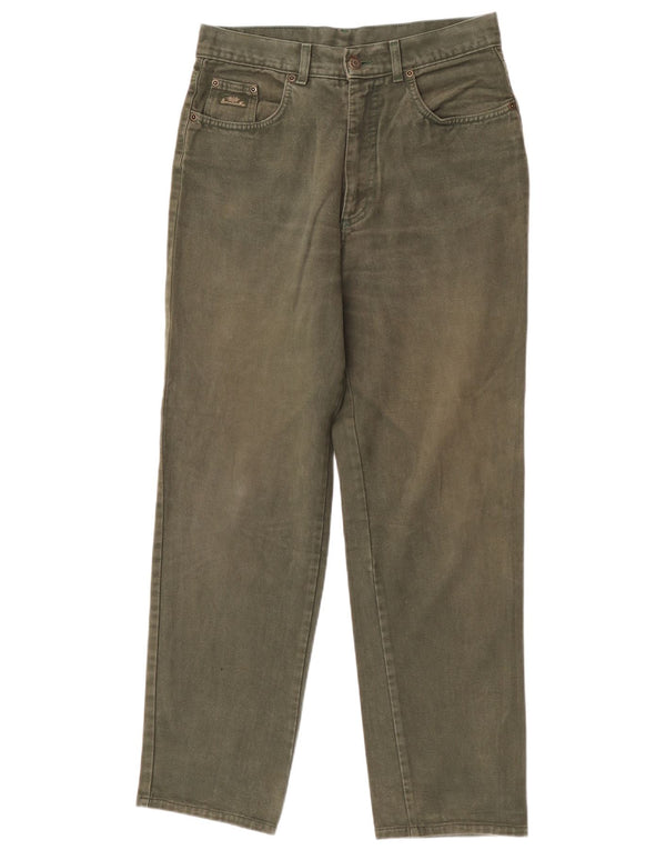 Wampum Mens Tapered Jeans IT 48 Medium W30 L32 Green Cotton