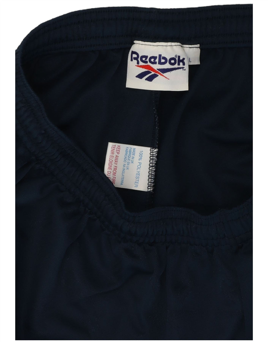 Reebok Herre grafiske sportsshorts store marineblå polyester