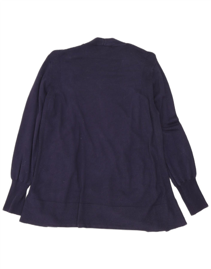 Marks & Spencer Dame Longline Cardigan Sweater Medium Navy Blue