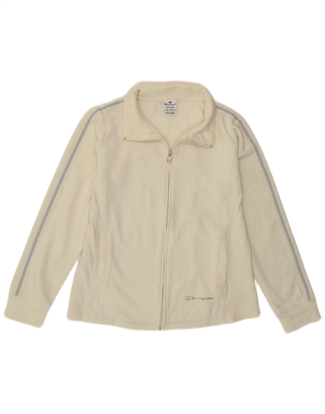 Champion Womens træningsdragt Topjakke UK 14 Medium Off White