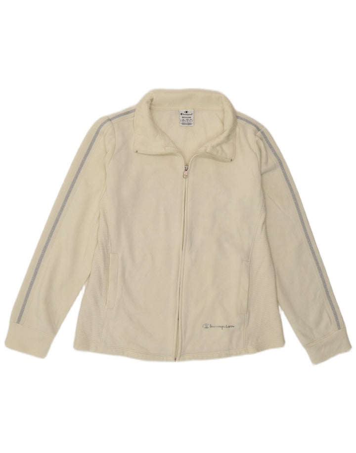 Champion Womens træningsdragt Topjakke UK 14 Medium Off White