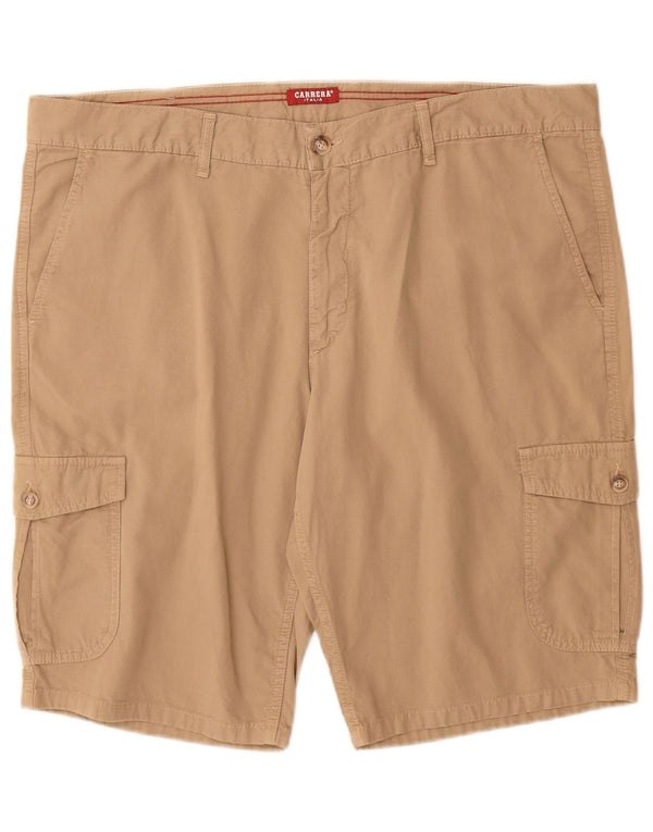 Carrera Herre Regular Fit Cargo Shorts W38 XL Beige Bomuld