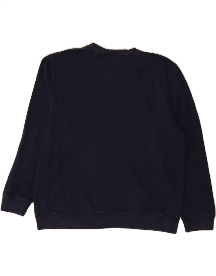 IZOD Mens Sweatshirt Jumper 2XL Navy Blue Vintage Izod and Second-Hand Izod from Messina Hembry 