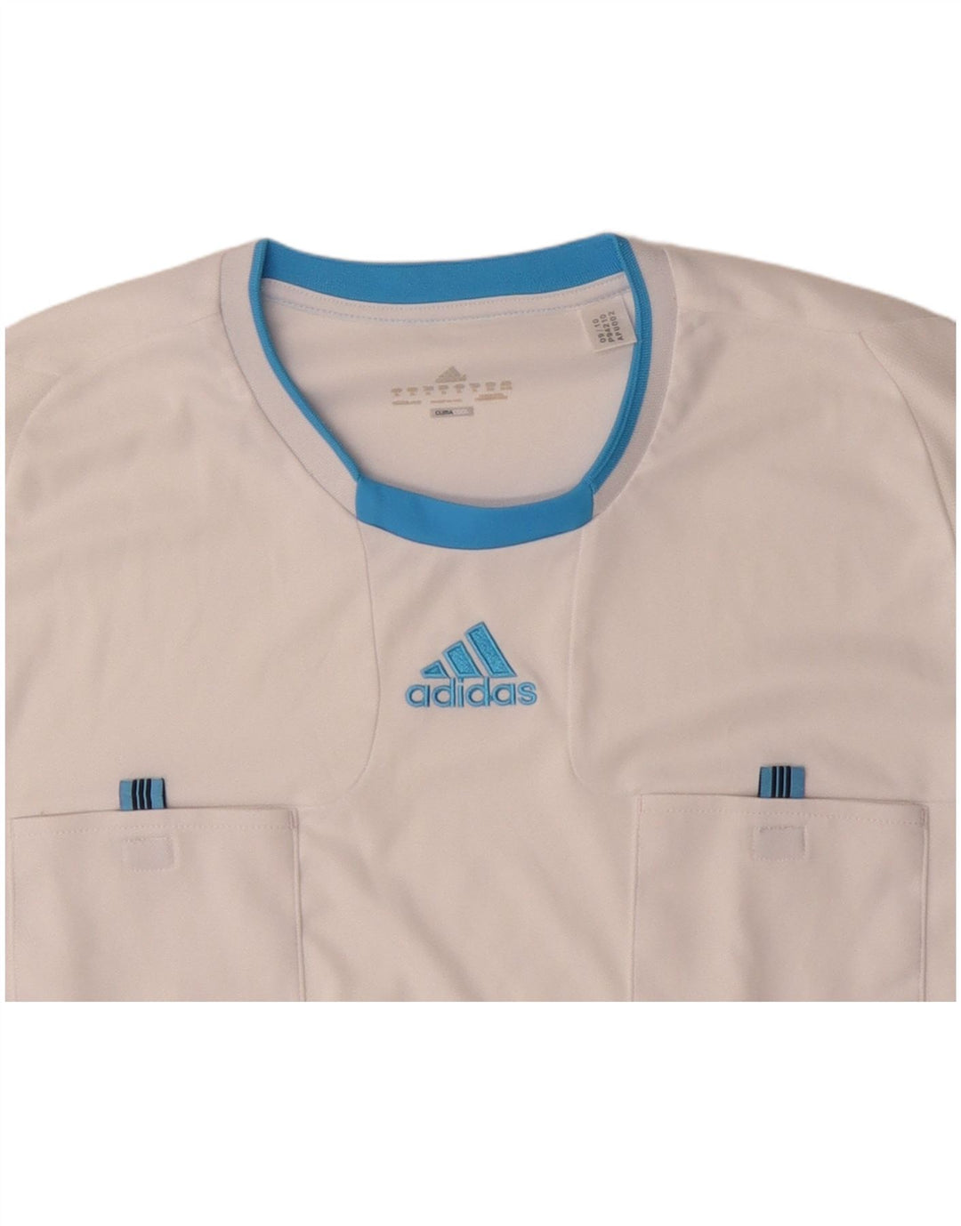 ADIDAS Herre Climacool Top Langærmet XL Hvid Colourblock Polyester