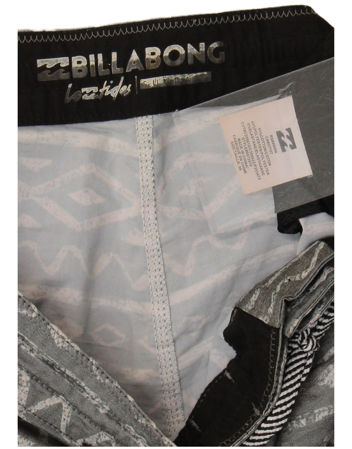 Billabong Badeshorts til mænd XL Grå Geometrisk Bomuld
