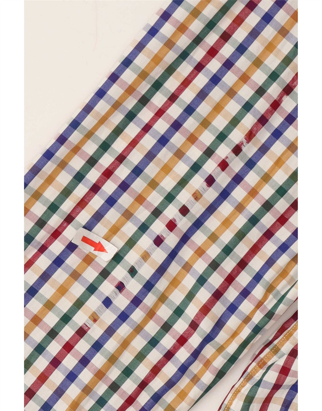 Amerigo Vespucci Herreskjorte Størrelse 41 Medium Flerfarvet Gingham