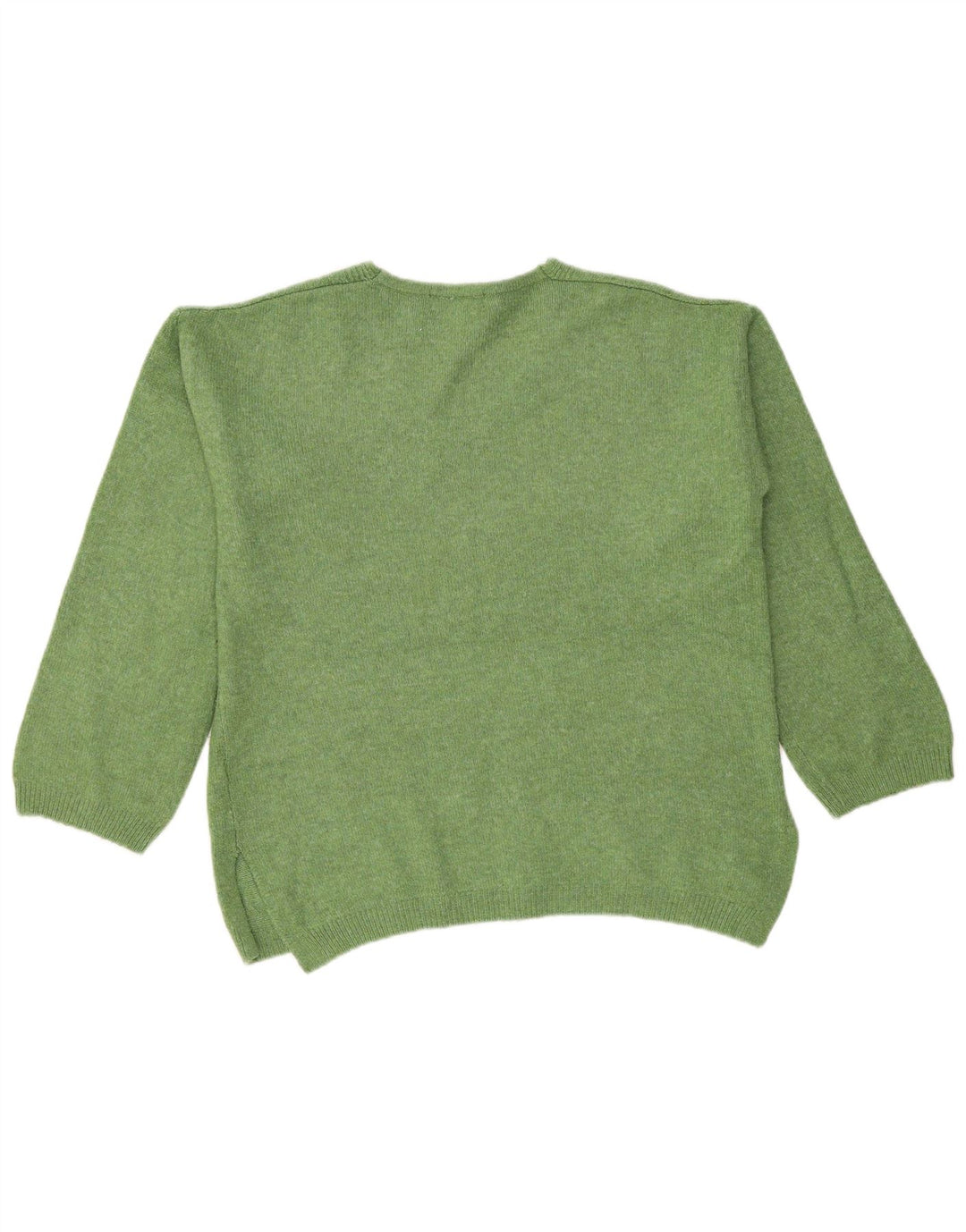 Marks & Spencer Dame Oversized V-hals sweater UK 14 Medium Green