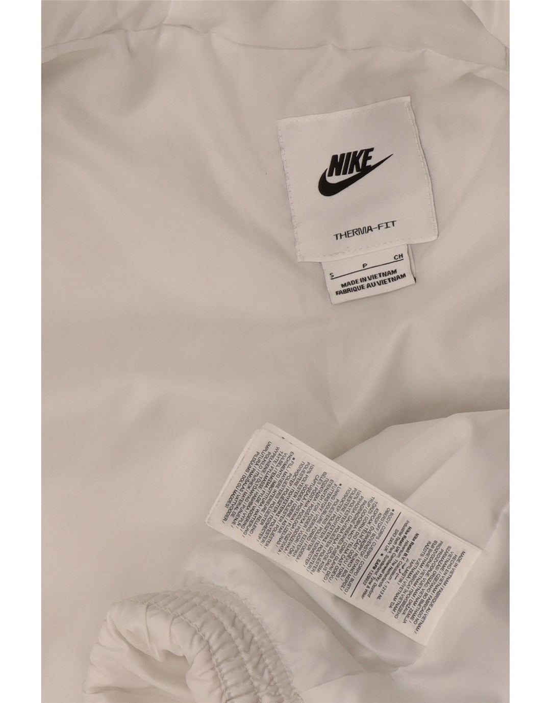 Nike Dame Therma-Fit Hætte Oversized Polstret Jakke UK 10 Small White