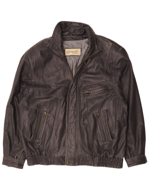 Gazelli Herre Læderjakke UK 44 2XL Sort