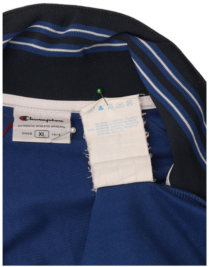 Champion Herre træningsdragt Topjakke XL Blå Polyester