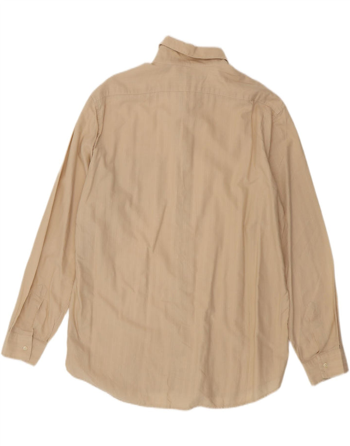 Cerruti 1881 herreskjorte XL beige ternet bomuld