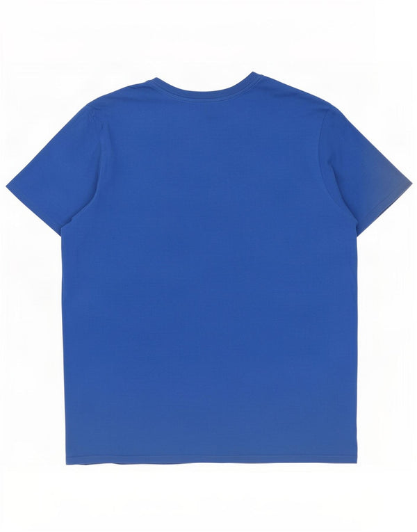 Nike T-shirt top i atletisk snit til mænd XL blå bomuld