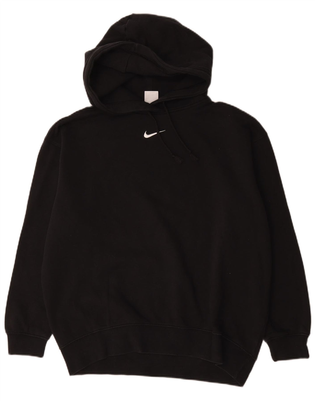 Nike oversized hættetrøje til mænd, lille sort bomuld
