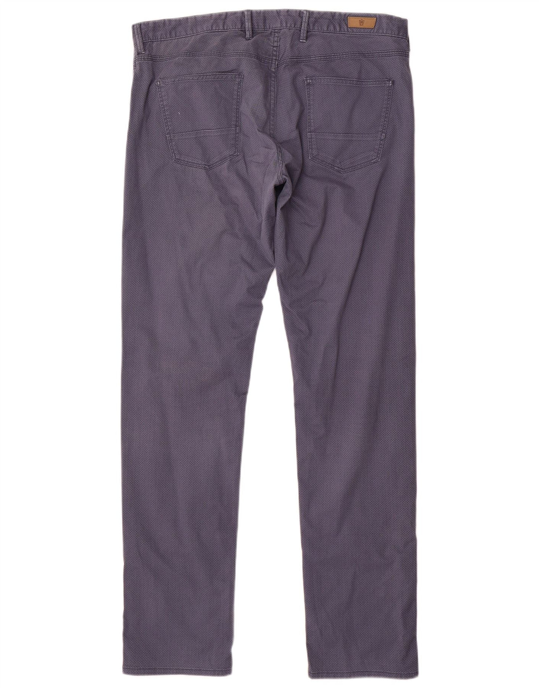 MASSIMO DUTTI Herre Casual Bukser EU 44 Large W34 L33 Marineblå Plettet