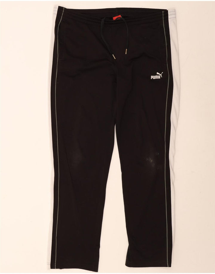 Puma Træningsdragt bukser til mænd Large Black Colourblock Polyester