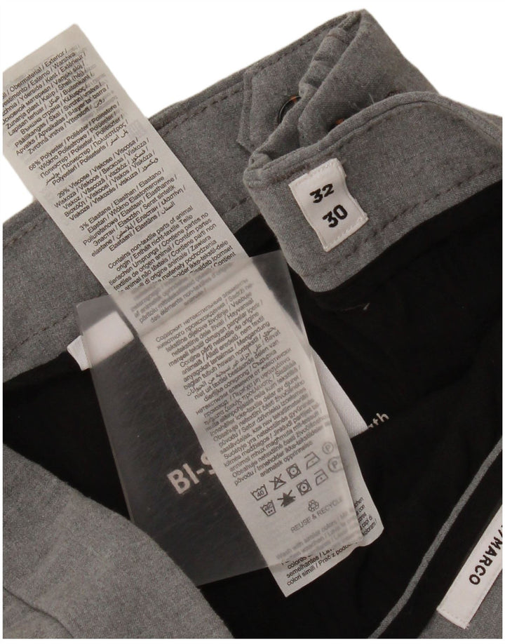 Jack & Jones Herre Marco Slim Fit Chinobukser W32 L30 Grå polyester