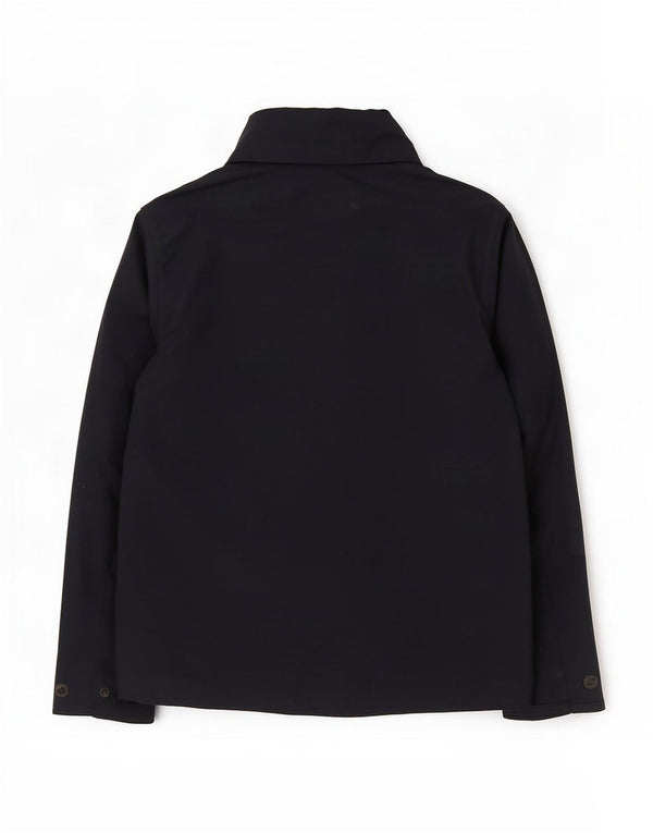 Marks & Spencer Herre Hooded Windbreaker Jacket UK 40 Large Navy Blue Cotton