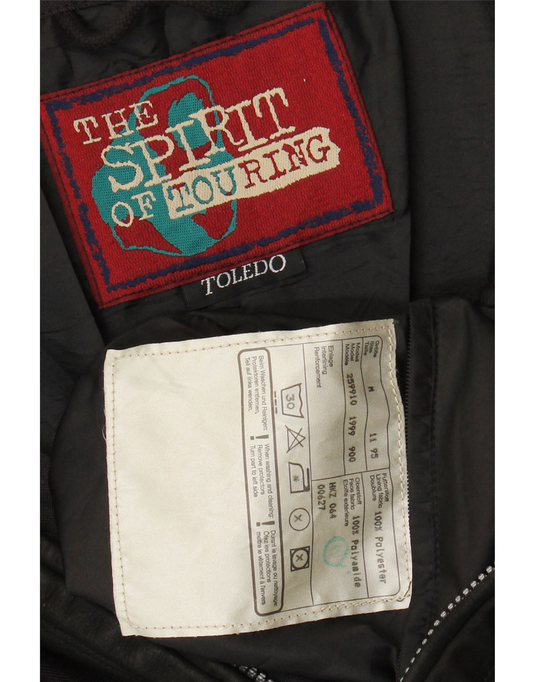 VINTAGE Mens Gilet UK 38 Medium Black Polyester