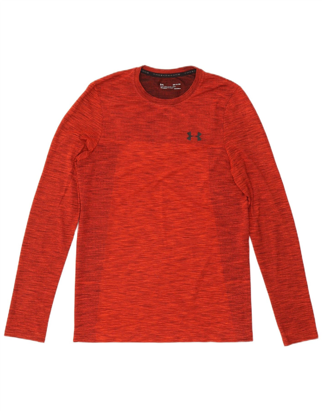 Under Armour Herre Heat Gear Top Langærmet Medium Rød Flecked