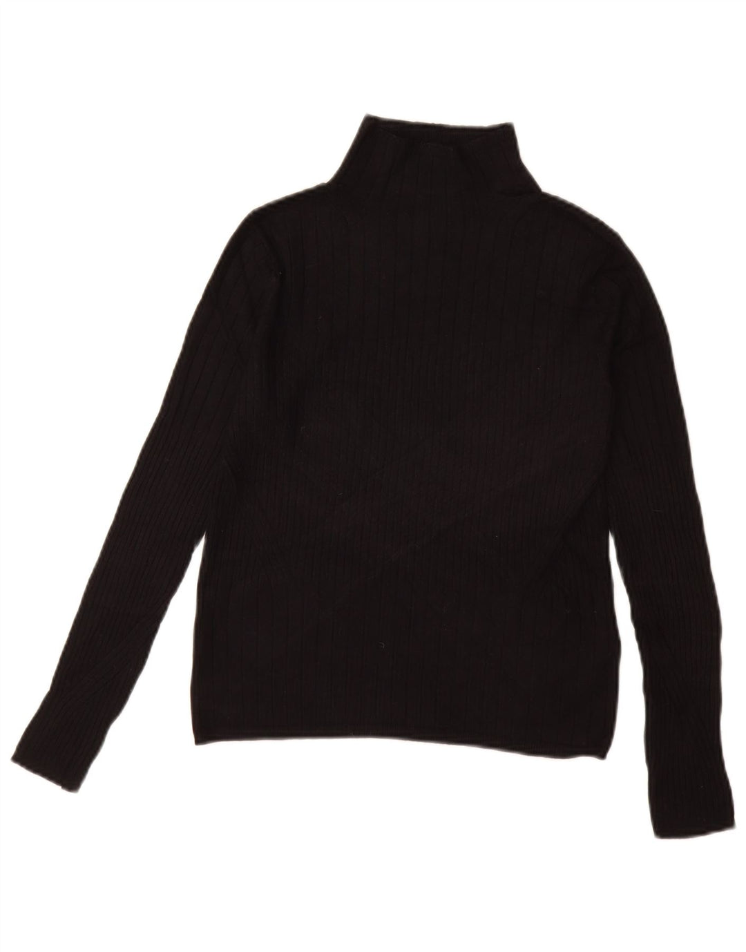 MARKS & SPENCER Dame Turtle Neck Sweater UK 10 Small Black