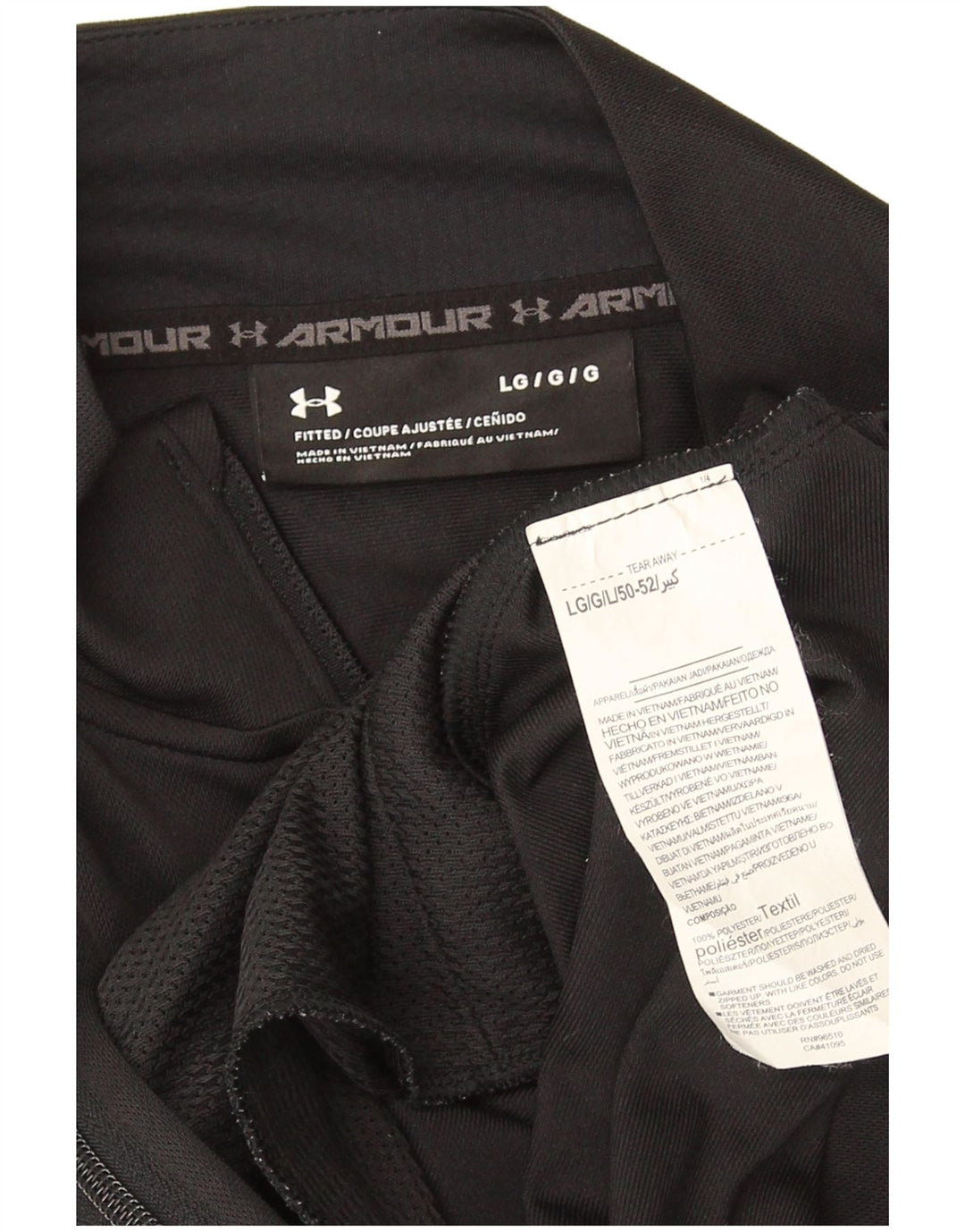 Under Armour Herre træningsdragt Top jakke Stor sort polyester