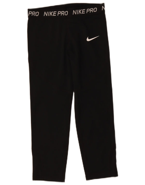 NIKE Piger Dri Fit Grafiske Leggings 13-14 år XL Sort
