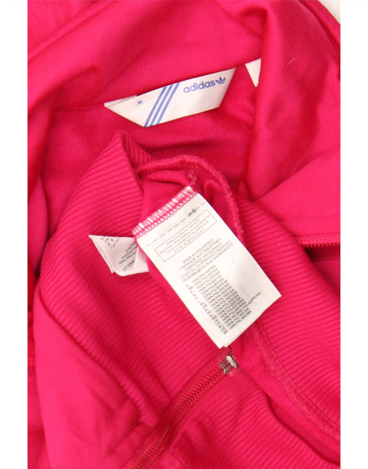 Adidas Grafisk træningsdragt topjakke til kvinder IT 36 XS Pink Polyester