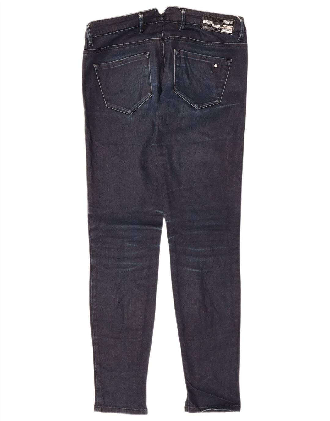 DIESEL Dame Cherick Slim Tapered Jeans W27 L32 Marineblå Bomuld